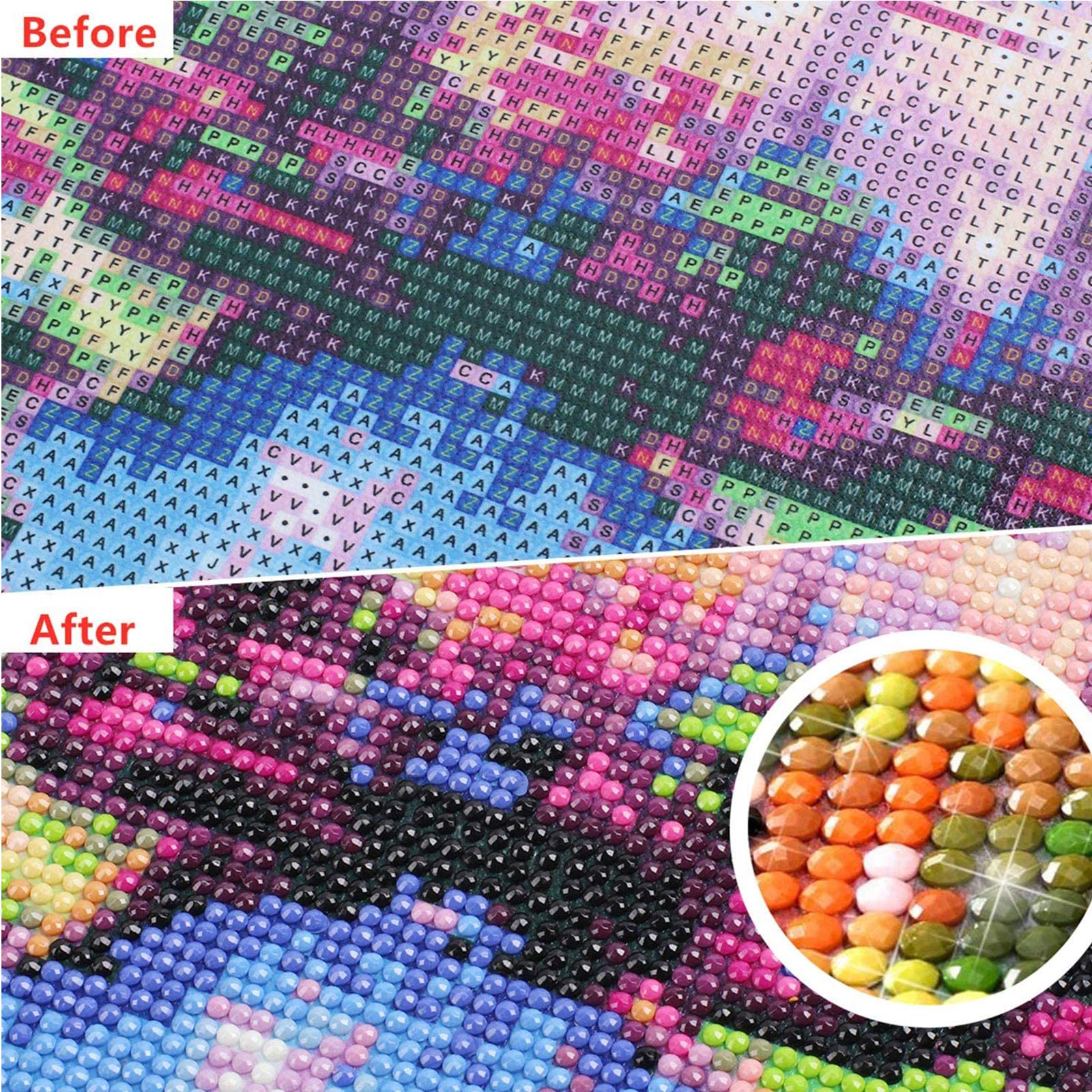 Diamond Painting Vos - Borduurpakketten België - Vlug geleverd, Grote