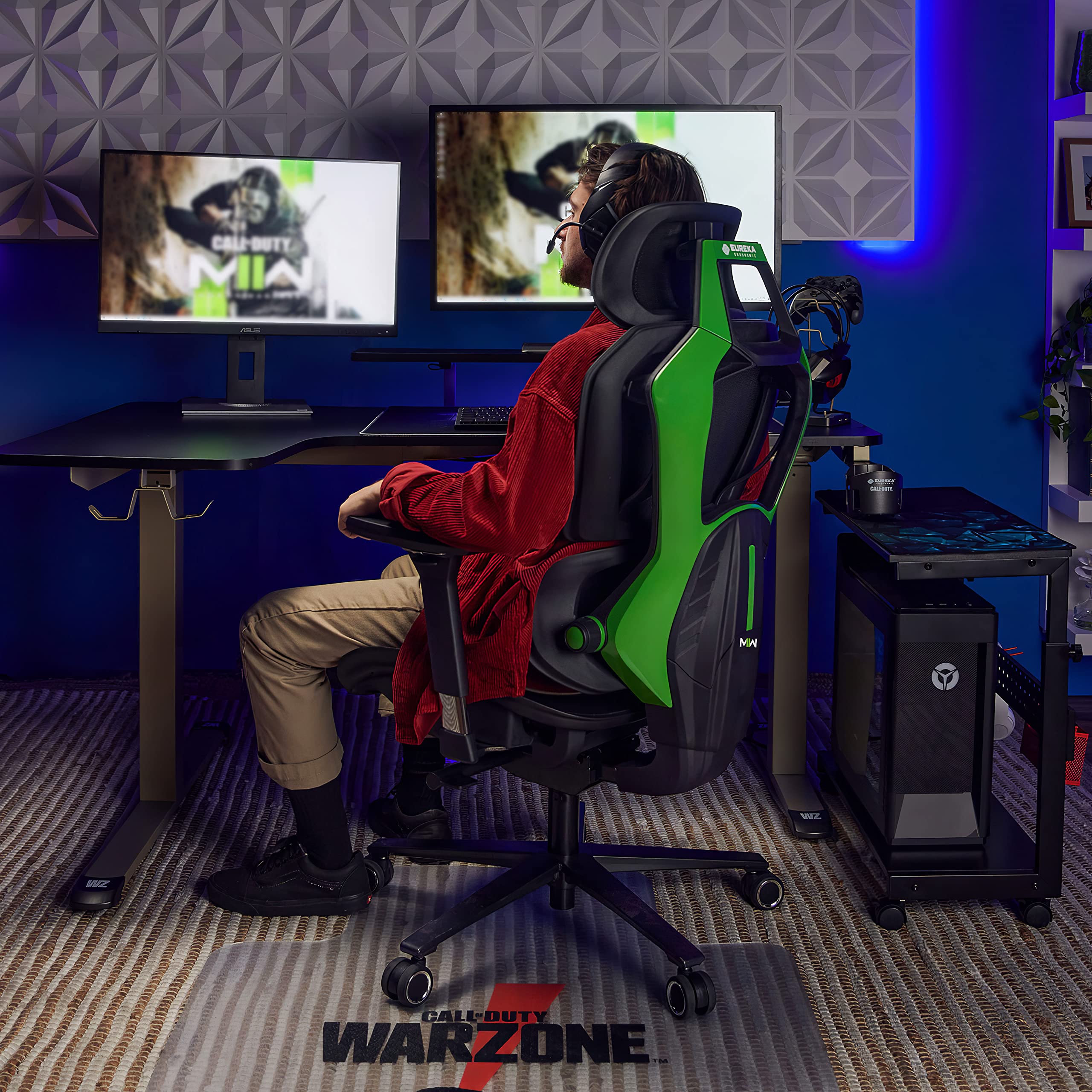 EUREKA ERGONOMIC Sgabello Da Gioco Multiuso, Sedia Girevole Regolabile