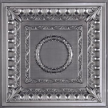Regal Ceiling Tile 24" x 24" Single Tile Antique Nickel