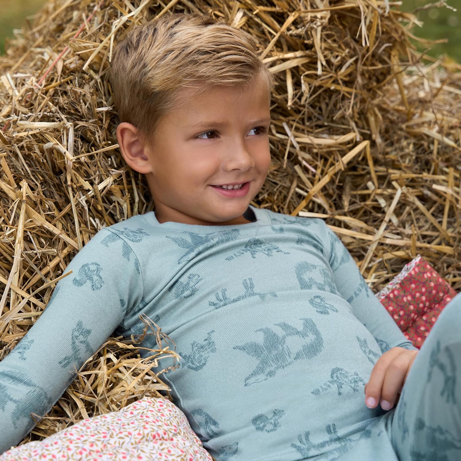 Modern Moments by Gerber unisex-baby Hacci Snug Fit 2-piece Pajama Set - Image 2