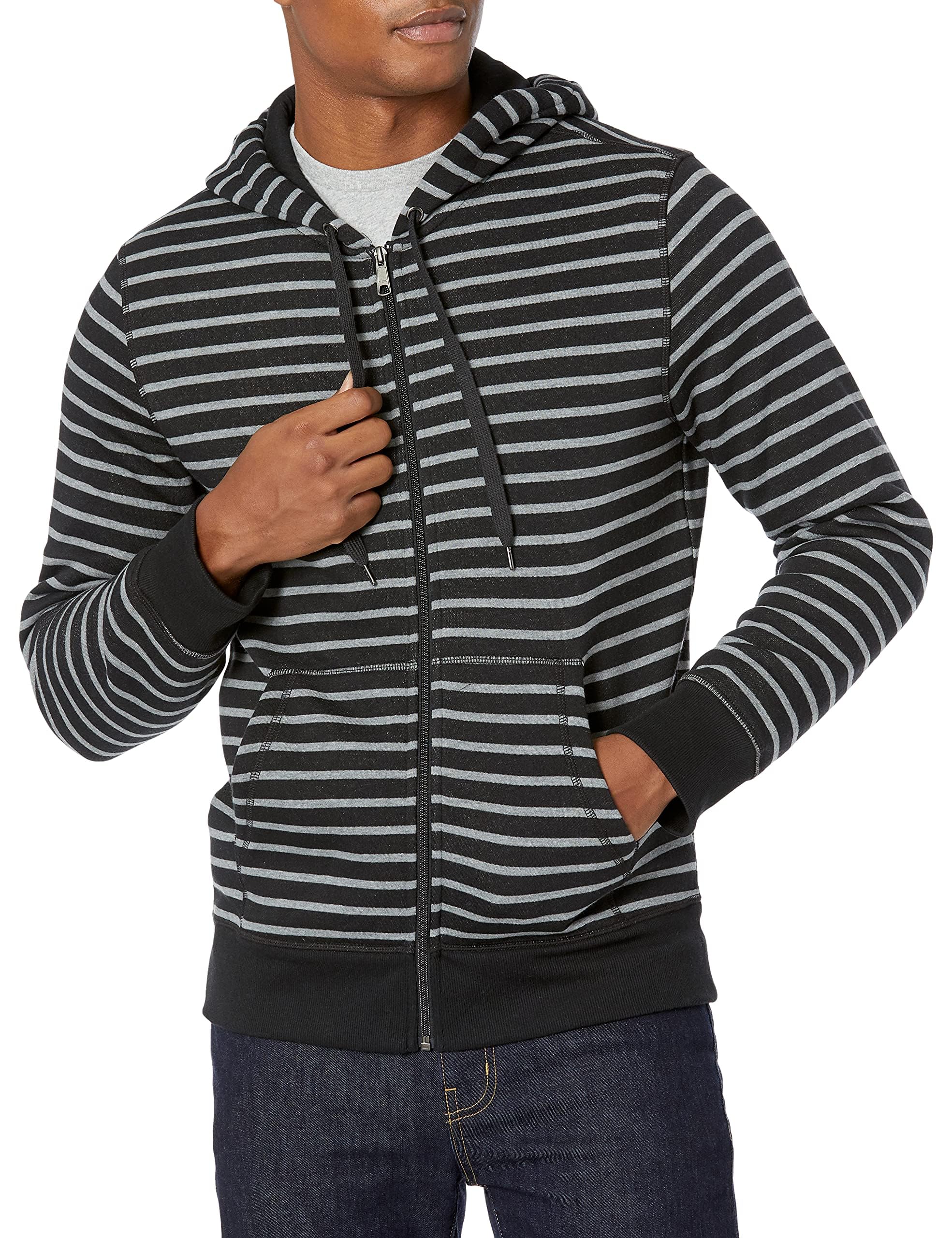 Amazon Essentials Men's Full-Zip Fleece Hoodie (Available in Big & Tall)
