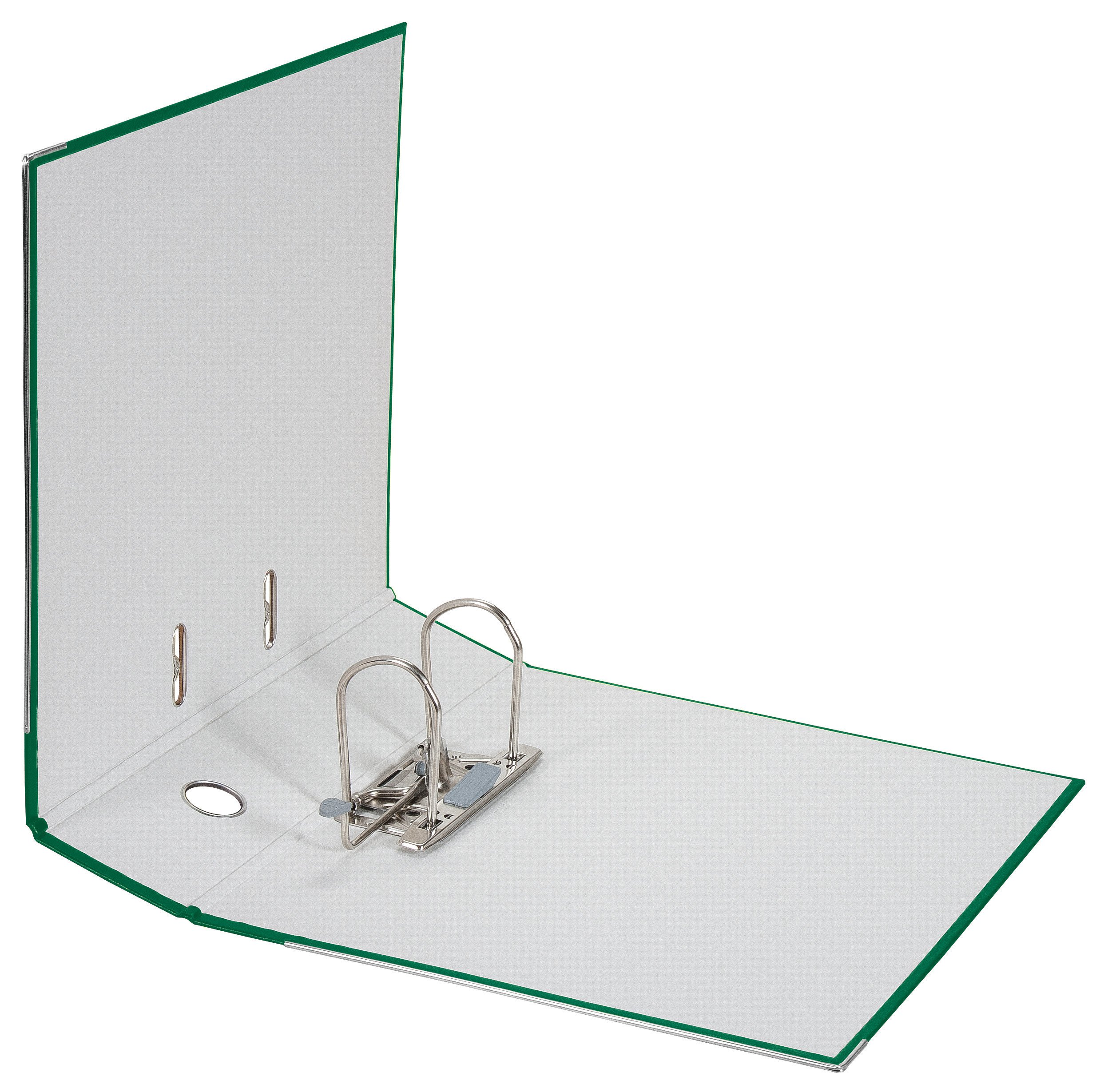 FALKEN Original Pack of 3 Polypropylene Green A4 Vegan Plastic Folders, Made in Germany, 8 cm Wide, DIN A4, Ring Binder, Office Folder - Image 3