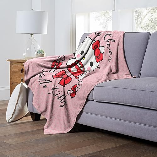 Miniatura 5 de Northwest Hello Kitty - Manta de seda táctil, 50 x 60 pulgadas, Choco Cutie