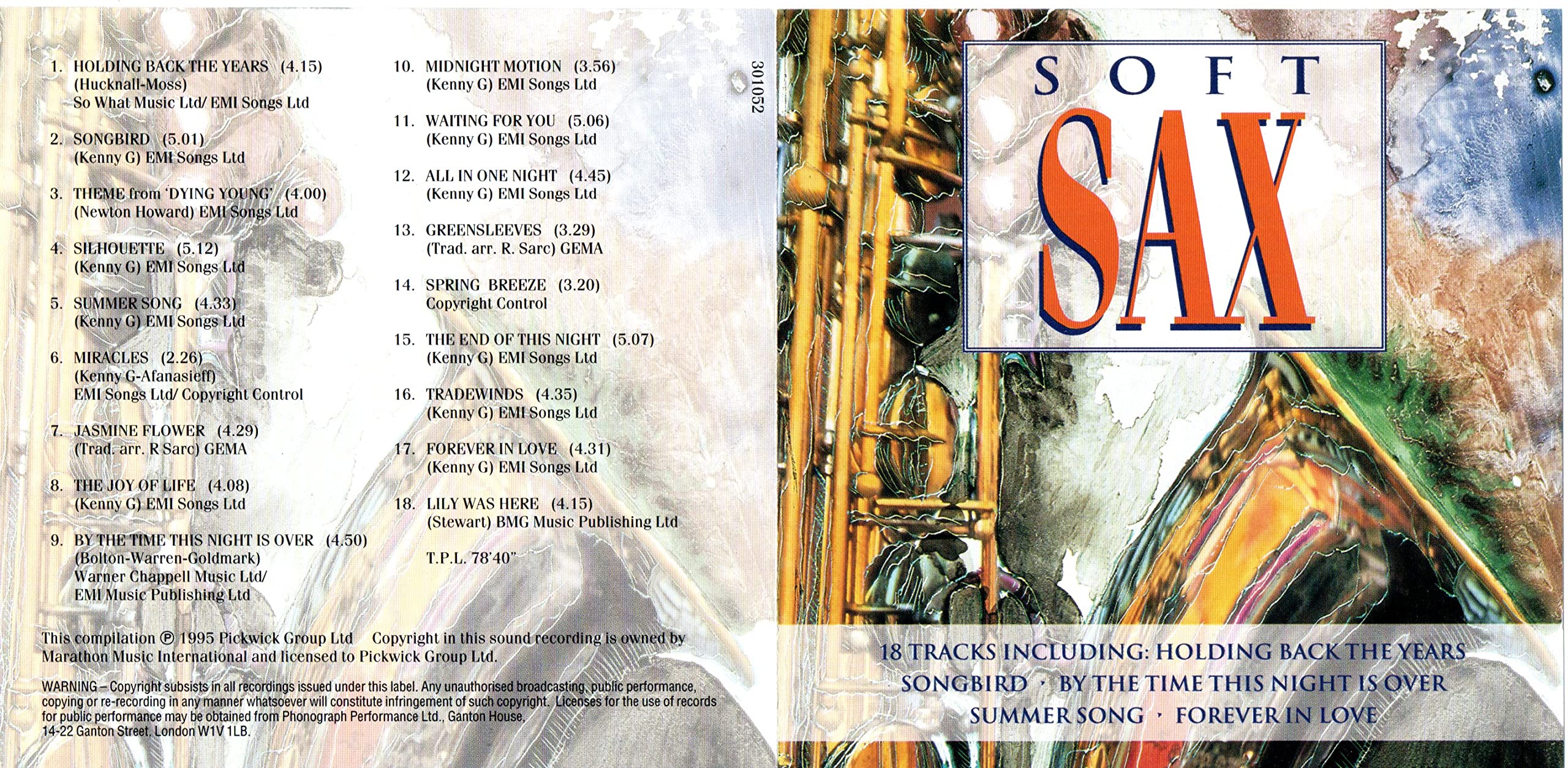 Soft Sax [Audio CD]