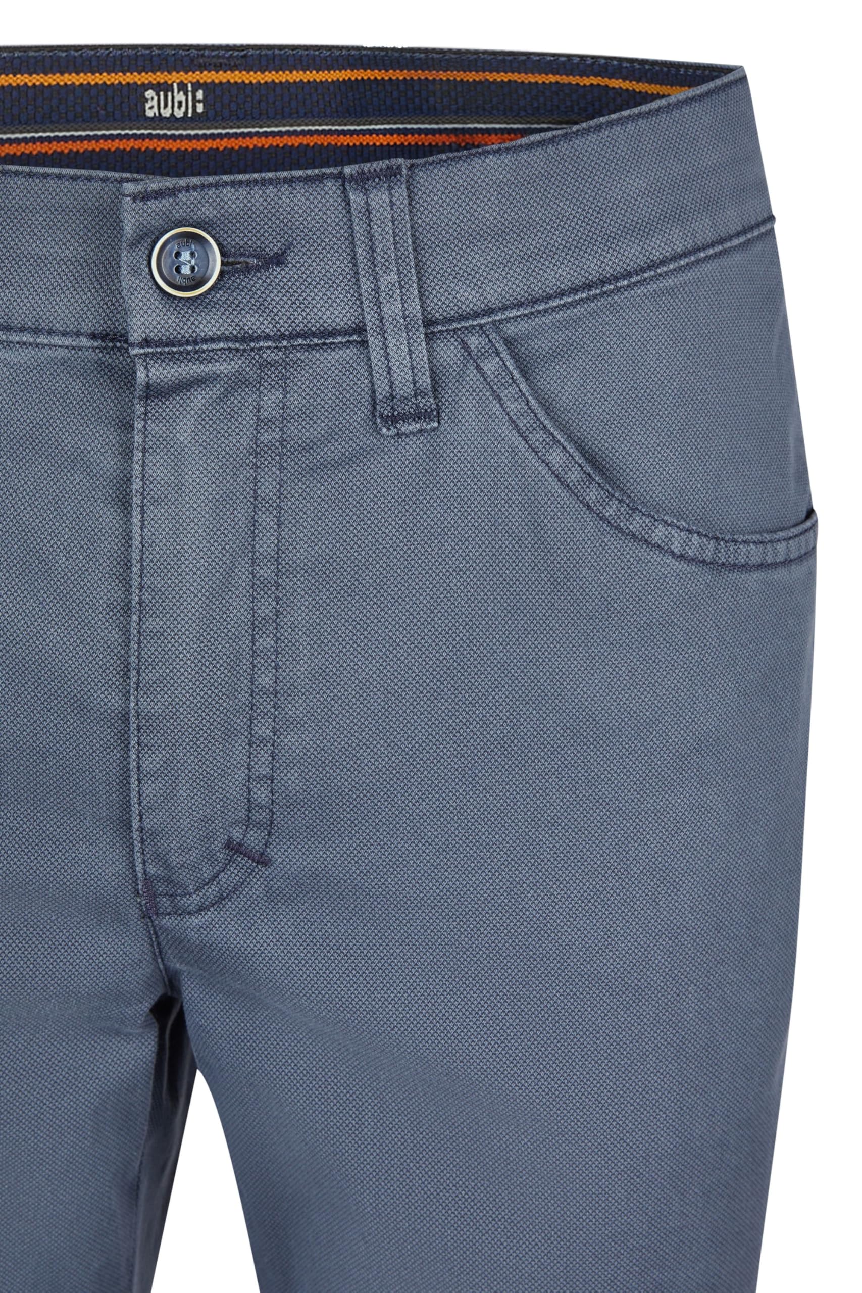 aubi: Herren Sommer Hose Baumwollhose Print High Flex Modell 577