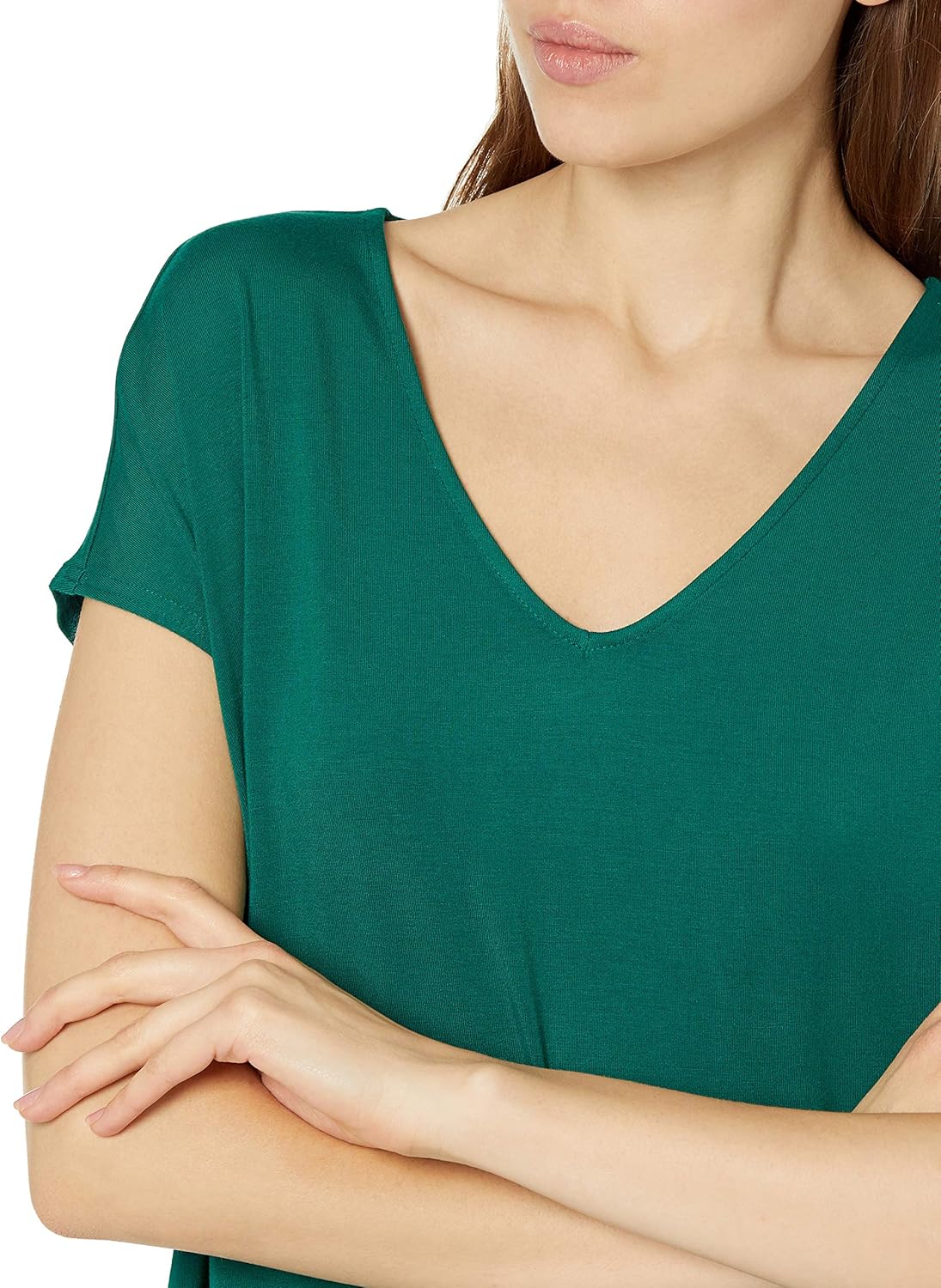 Daily Ritual Women's Jersey Oversized Dolman-Sleeve V-Neck Tunic : Clothing, Shoes & Jewelry