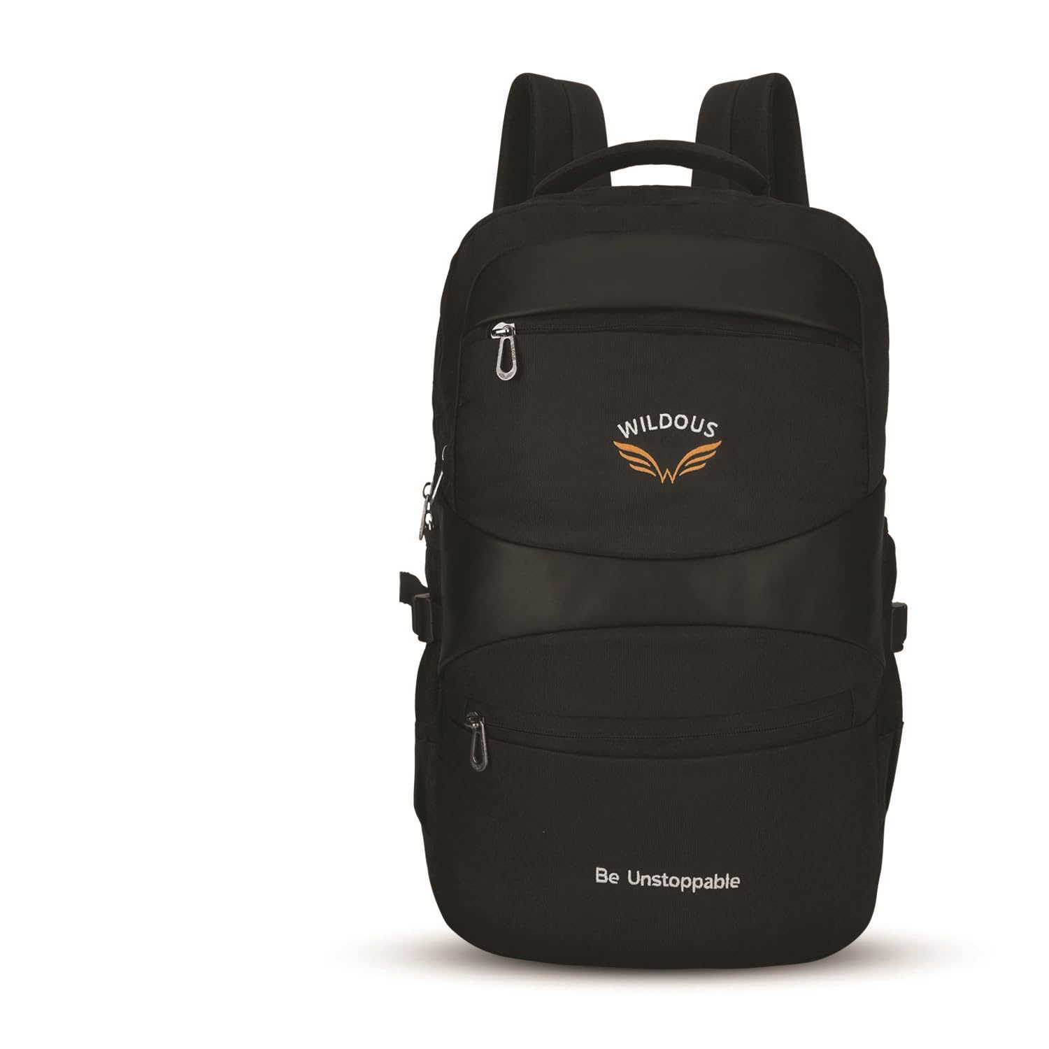 WILDOUS Jumbo 45L Travel Backpack Water Resistance | Durable Hiking | Camping and Trekking Bag with 17.3 Inch Gaming Laptop Compartment | For Men and Women (Black) (B0D1MRVSVR) Amazon Price History, Amazon Price Tracker