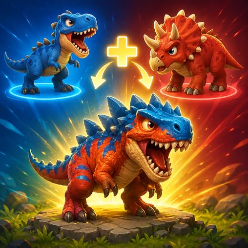 Merge Dino Battle Game