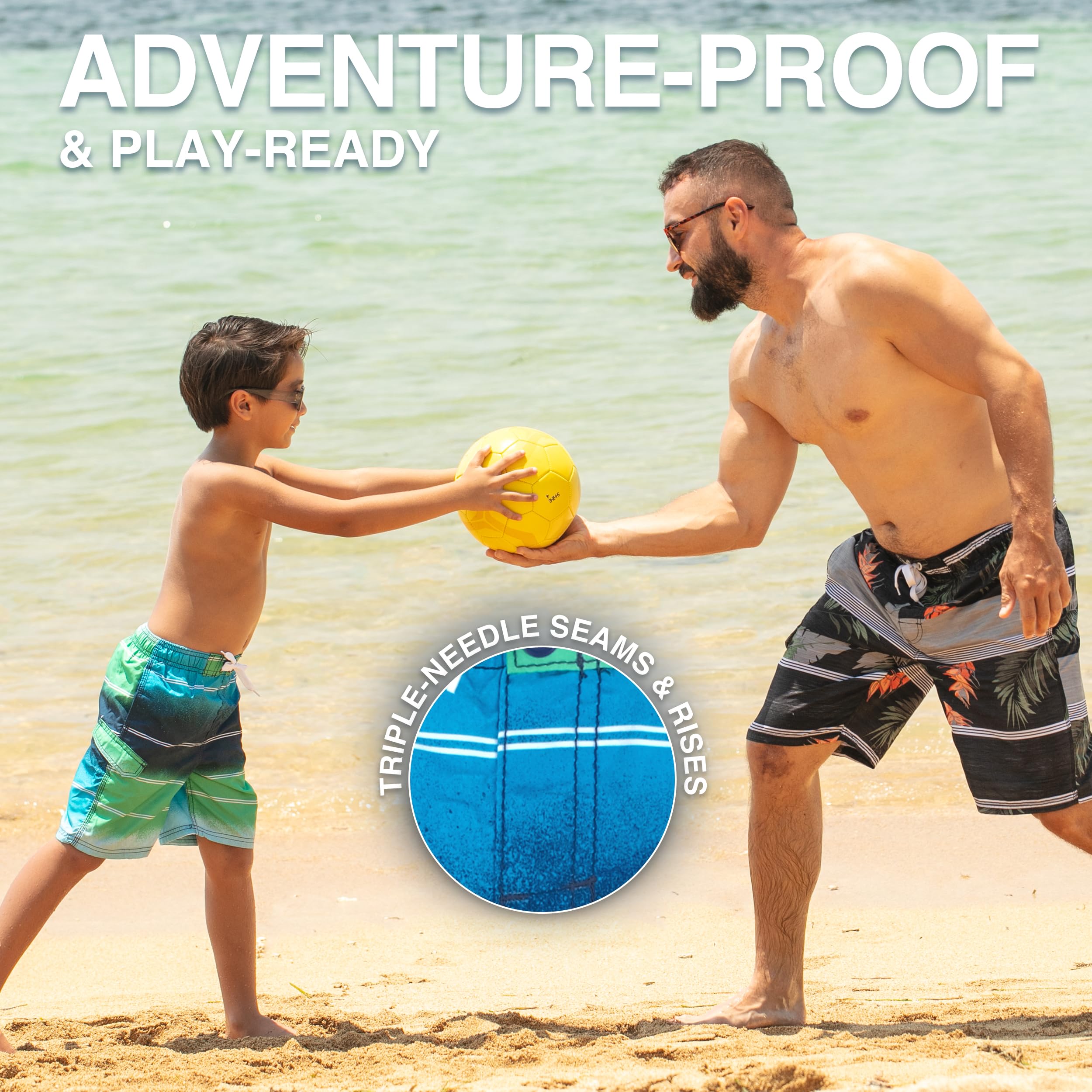 Kanu Surf Boys' Barracuda Quick Dry UPF 50+ Beach Swim Trunk