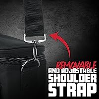 Vista 4 de Gator Cases - Bolsa acolchada para sistemas inalámbricos con correa de hombro extraíble, capacidad para un receptor, dos micrófonos y paquetes