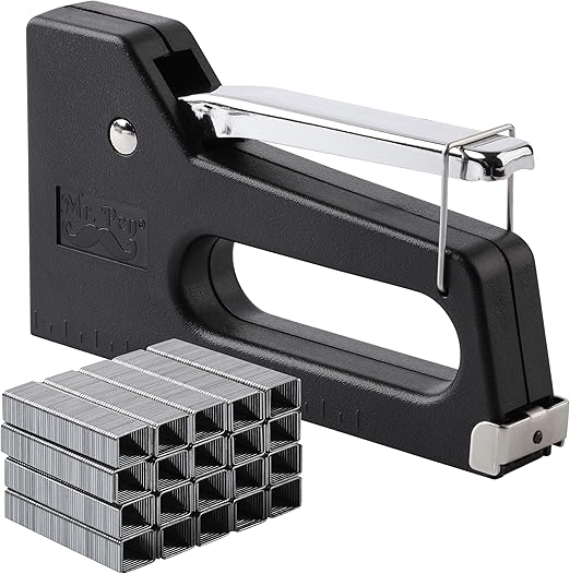 Mr. Pen Staple Gun, Light Duty Staple Gun with 2000 Staples, 5/16 inch, Stapler Gun, Fabric
