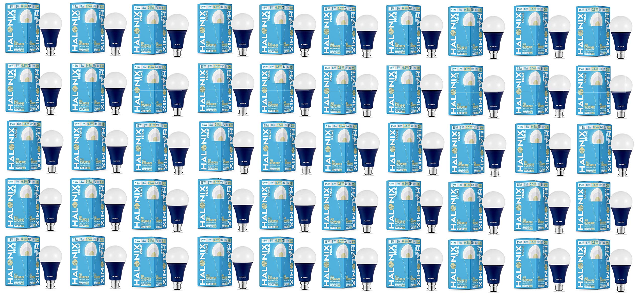 Halonix All Rounder 0.5W,8W & 15W In One B22 Led Multiwattage Uses (Pack Of 50) (B092MDQKKB) Amazon Price History, Amazon Price Tracker