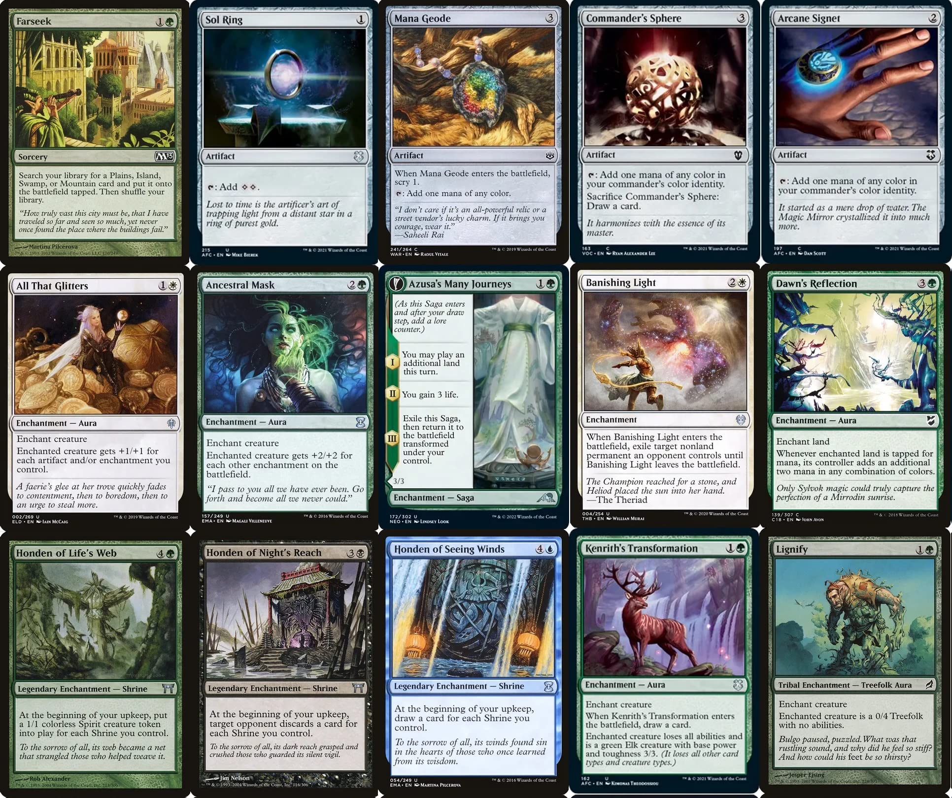 Amazon.com: Elite Commander 5-Color Shrine Deck - Go-Shintai of Life's  Origin - EDH - 100 Card - Custom Magic The Gathering Deck