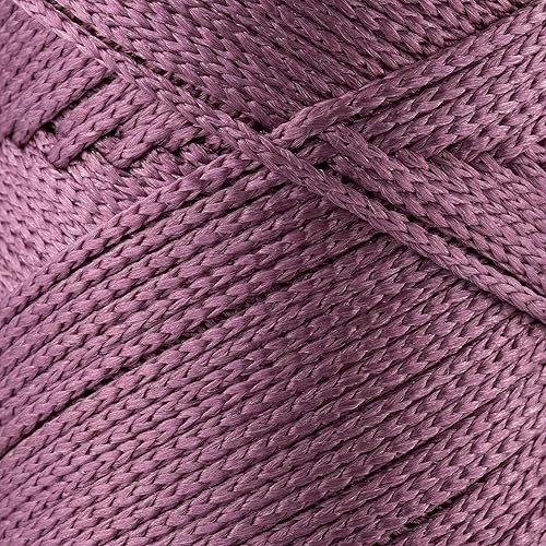 Miniatura 2 de Sensy - Cuerda de poliéster prémium de 0.069 pulgadas, 164 yardas, cuerda de macramé de 100% polipropileno, cuerda de ganchillo de 0.069 pulgadas,