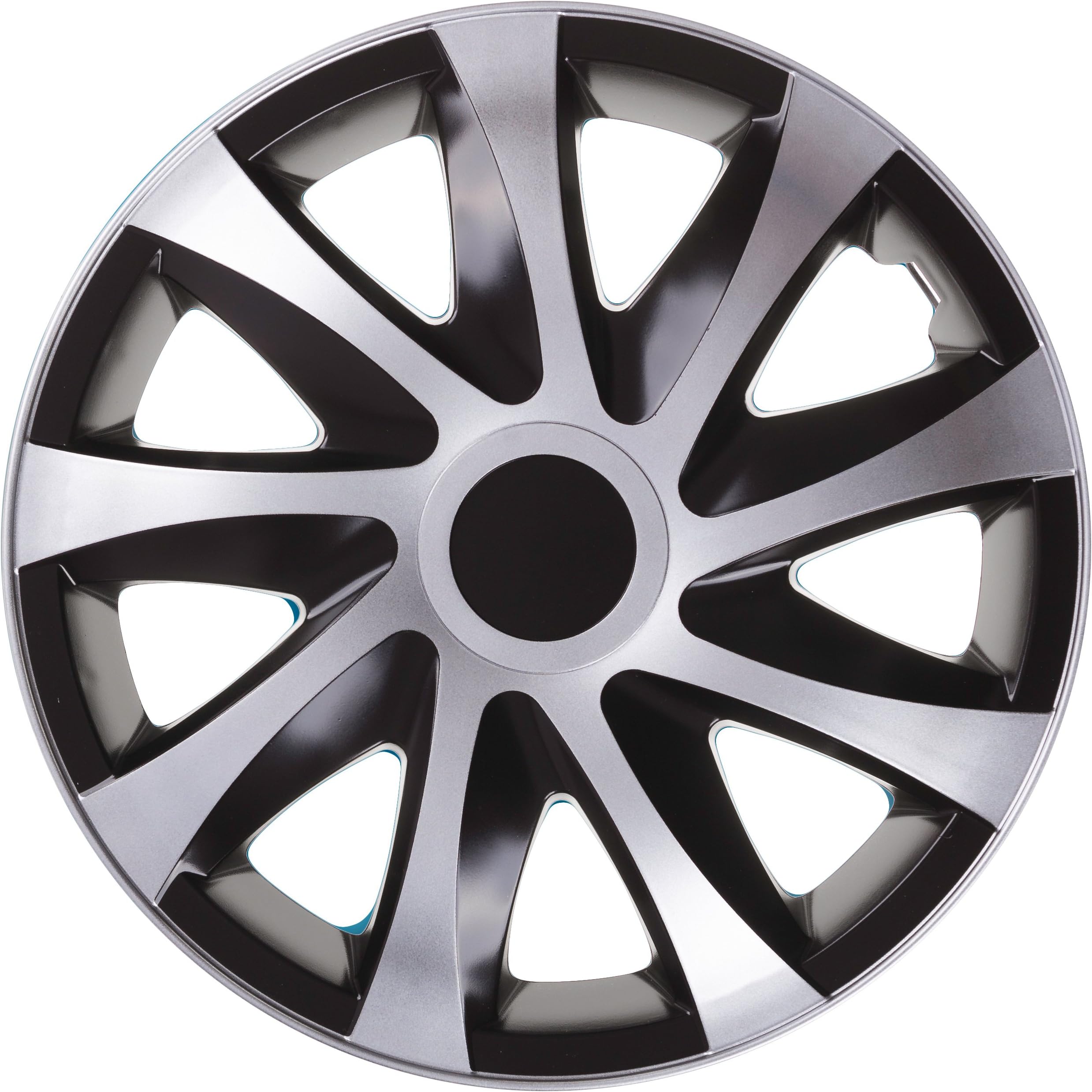 NRM DRACO CS 16 Wheel Trims Draco CS Black/Silver 16 Inch Set of 4