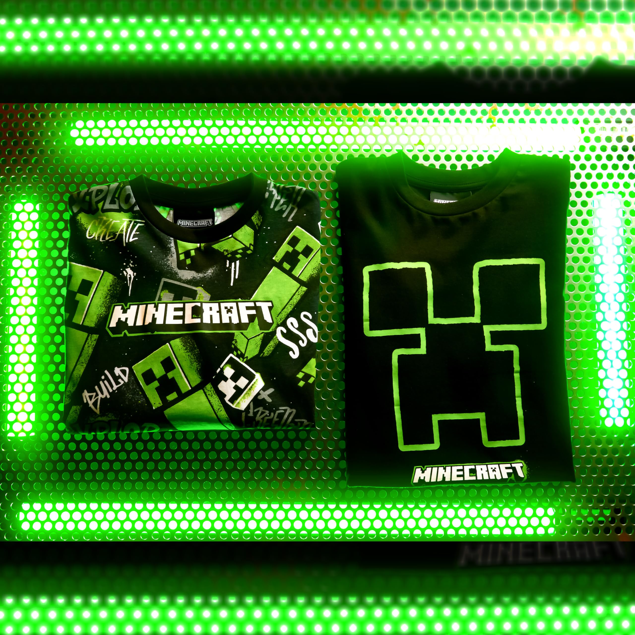 Pokemon | Minecraft | Fortnite T-Shirt Garcon, Lot Multiple Ras du Cou et Manches Courtes Respirant T Shirt Ete, Gaming Merchandise Idee Cadeau