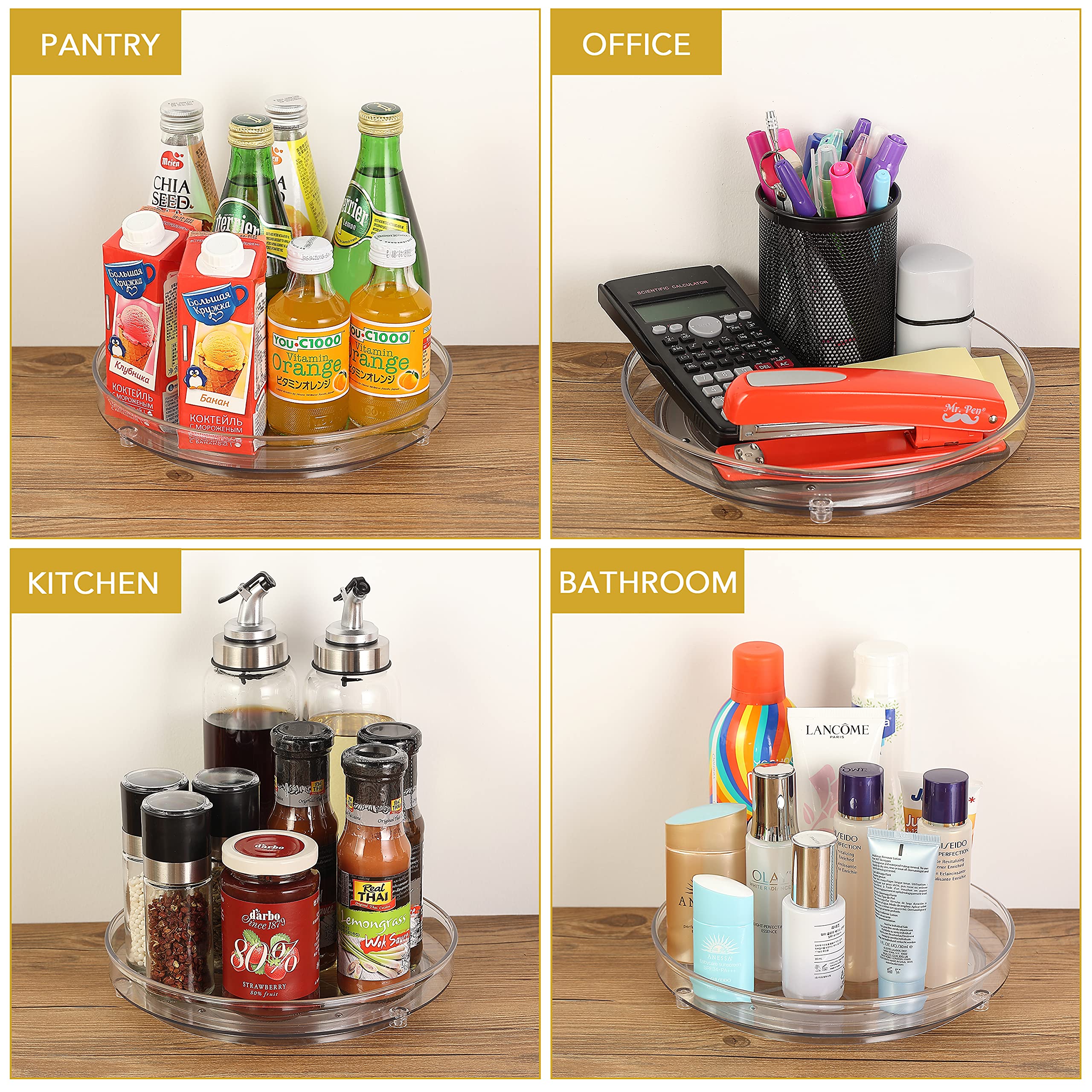 Buy KaryHome 9 Inch Lazy Susan Organizer, Plastic Lazy Susan