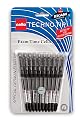 Cello Technotip Ball Pen Set (Pack of 10 pens - Black) | Lightweight ball pens for pressure free & fine writing | Exam p