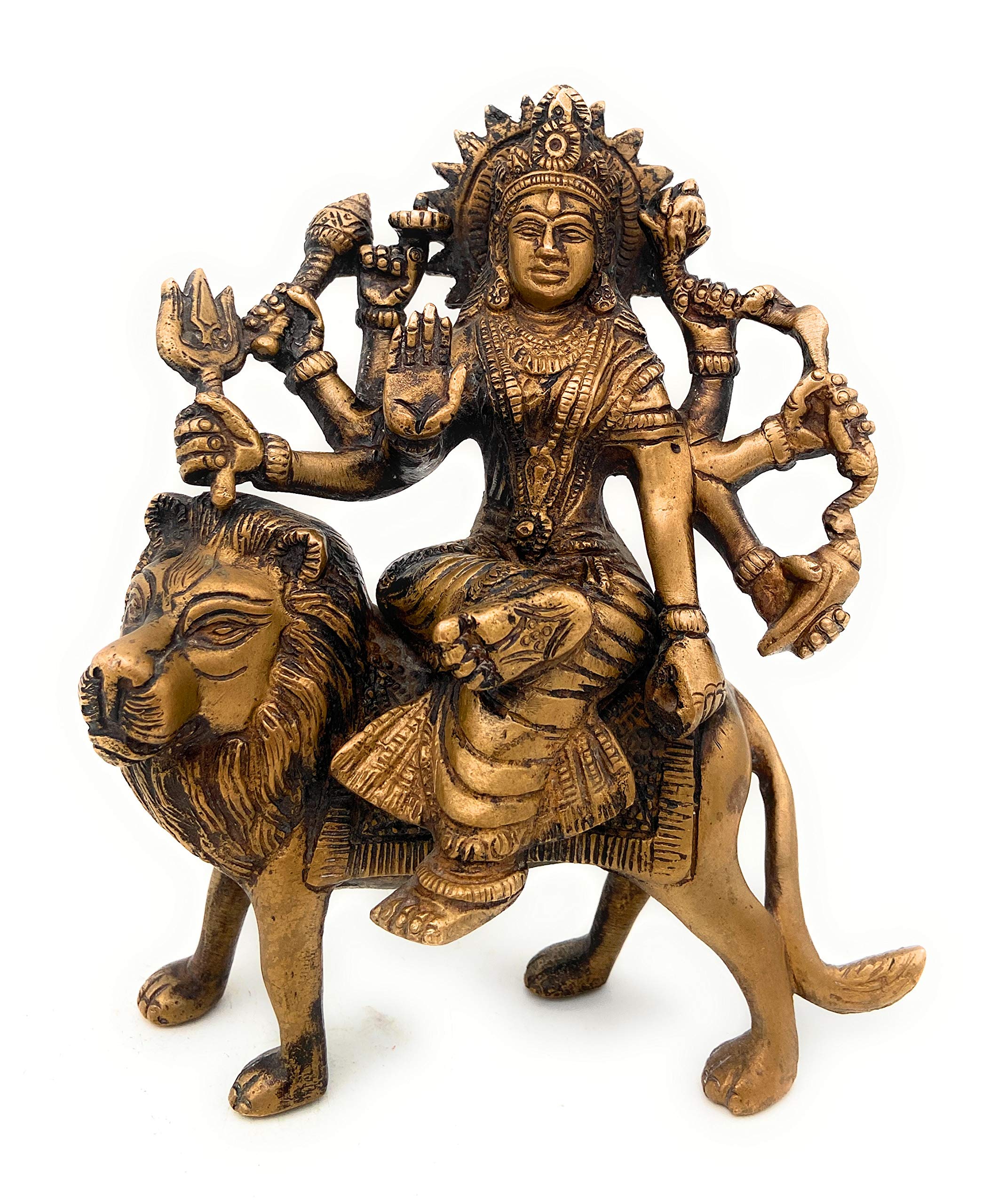 Buy South Indian Arts Antiques Brass Durga Idol Goddess Durga Durga
