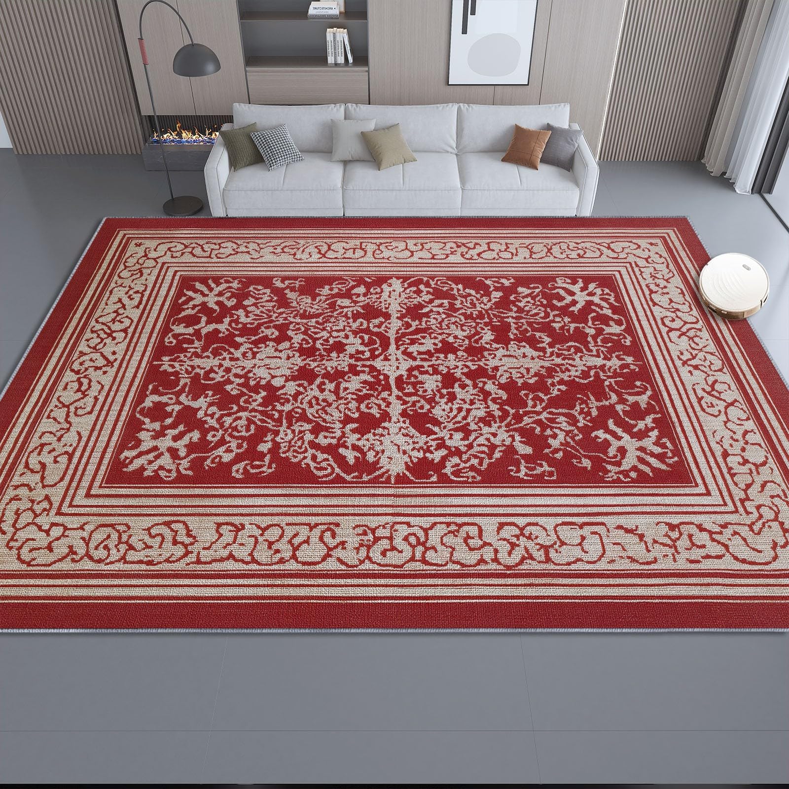 Tapis lavable salon ultra fin résistant pour entrées et chambres