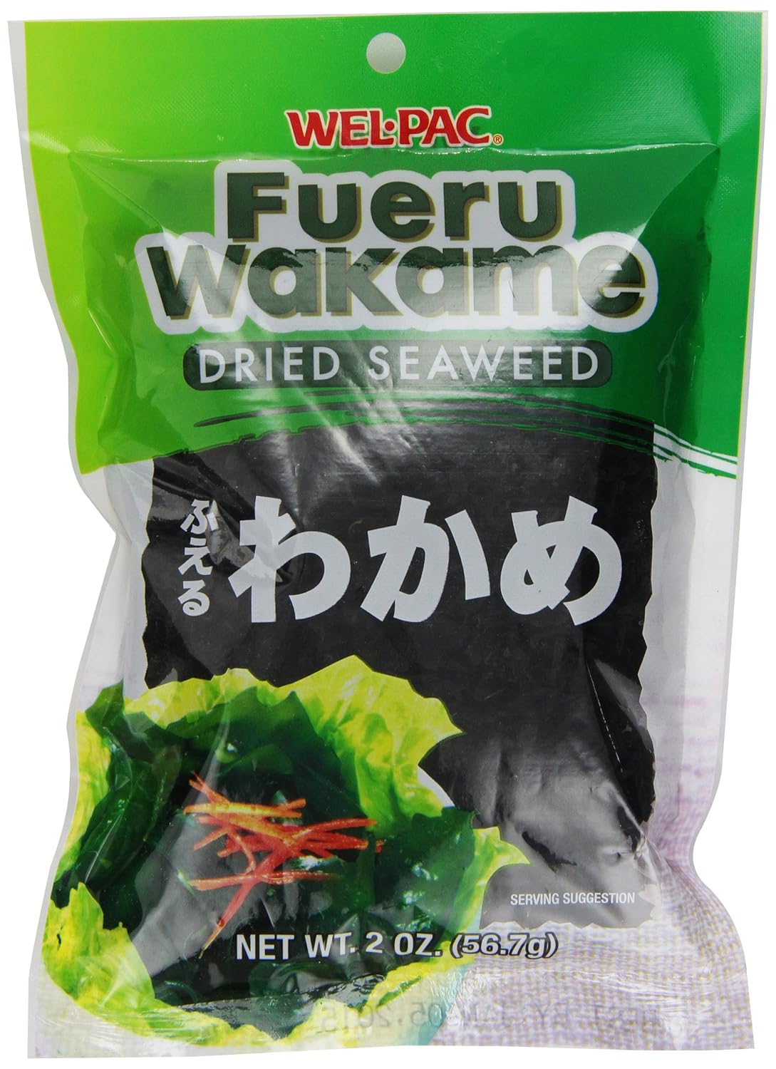 Welpac Seaweed, Fueru Wakame, 2 Ounce (Pack of 36)