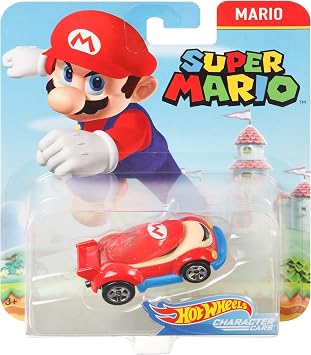 Hot Wheels Mario Vehicle, 1:64 Scale