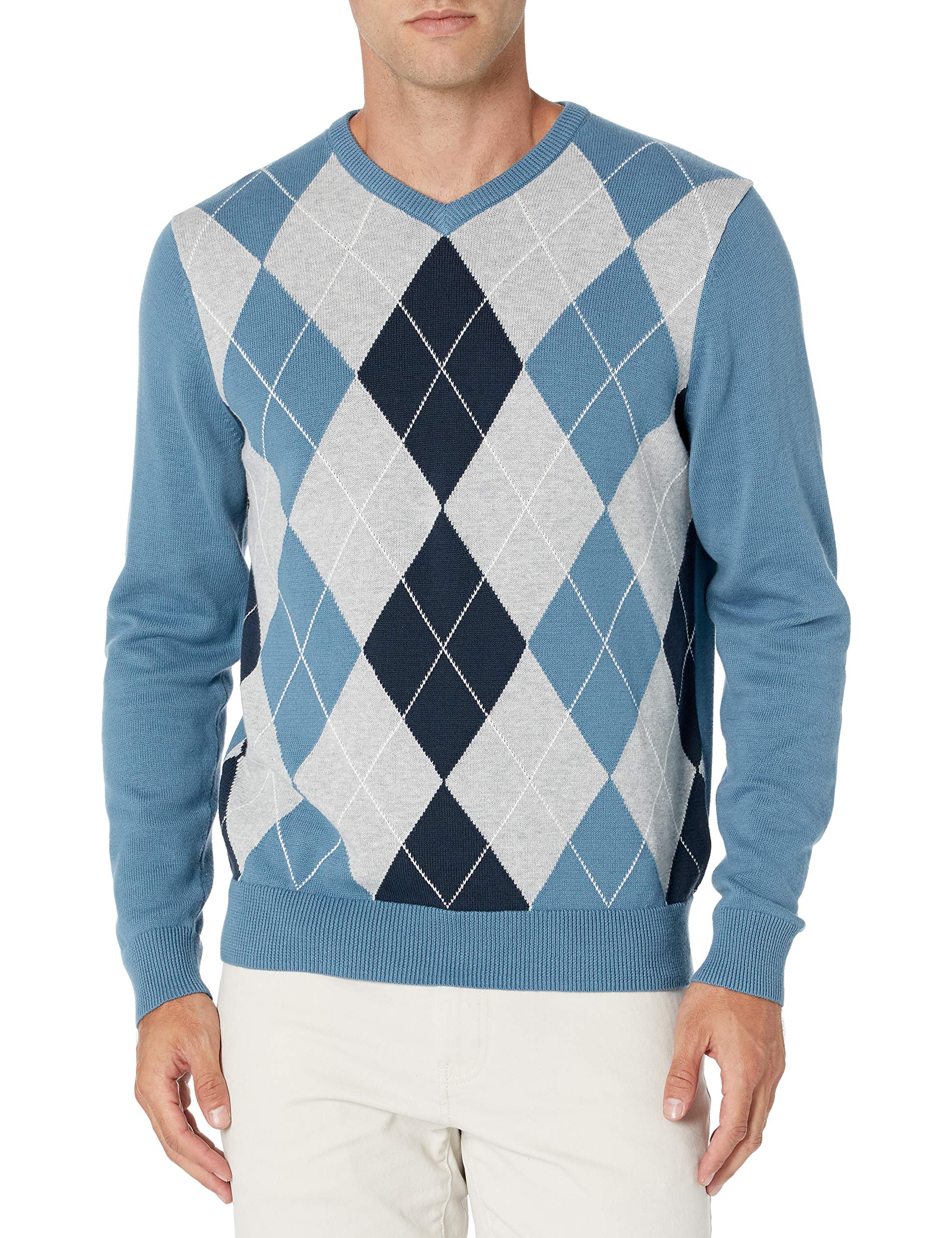 Amazon Essentials Maglione con Scollo a V (Disponibile in Taglie Extra Forti) Uomo