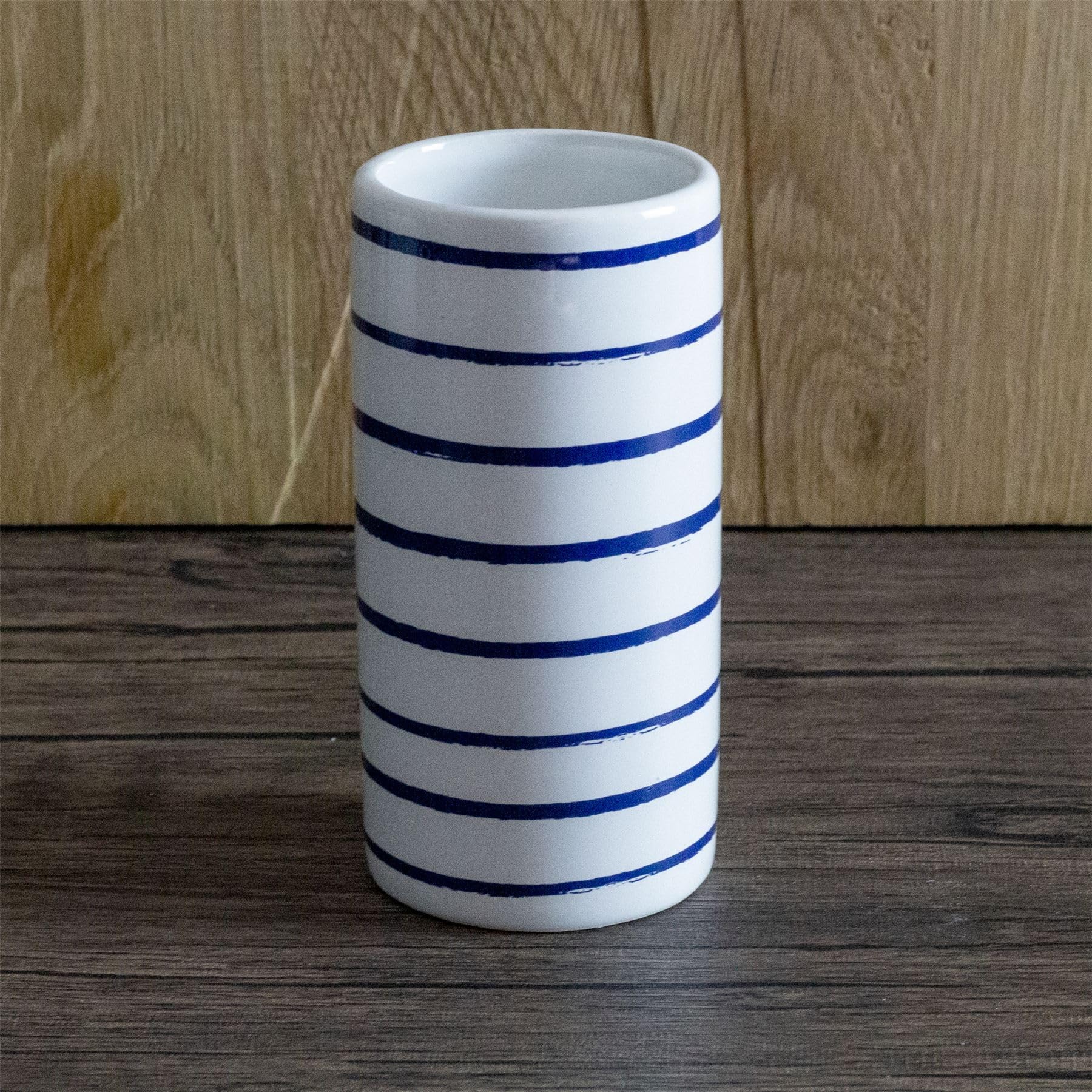 Marah White Ceramic Toothbrush Holder - Crate And Barrel - View #2