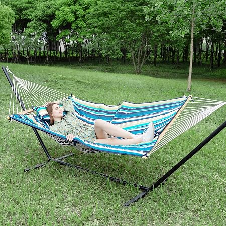PNAEUT Extra Large Double Hammock with 