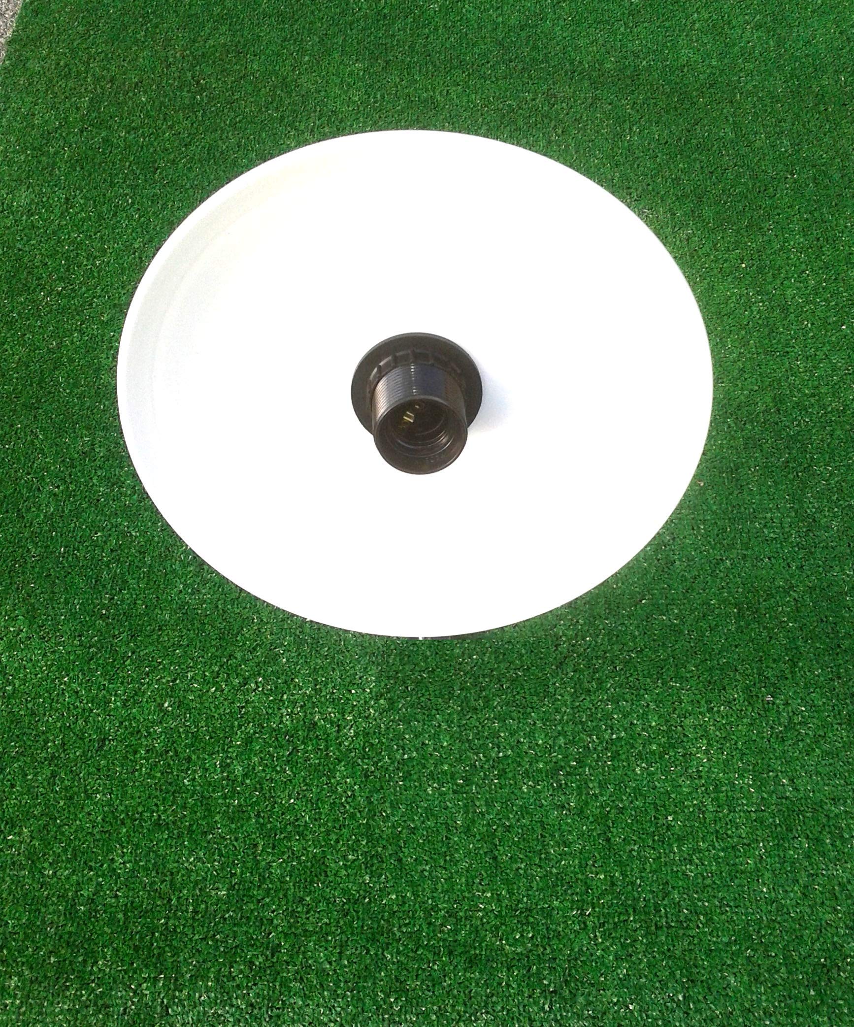 Lampadario con piatto 1186 Lampada a catena in ferro battuto con piatto portalampade attacco e 27