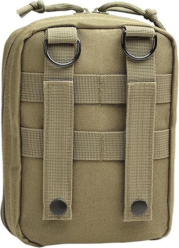 Miniatura 8 de Orca Tactical First Aid Molle Pouch - Heavy Duty IFAK Pouch - Empty Medical Pouch Ideal for Military Use EMTs Law Enforcement Camping and Hiking -