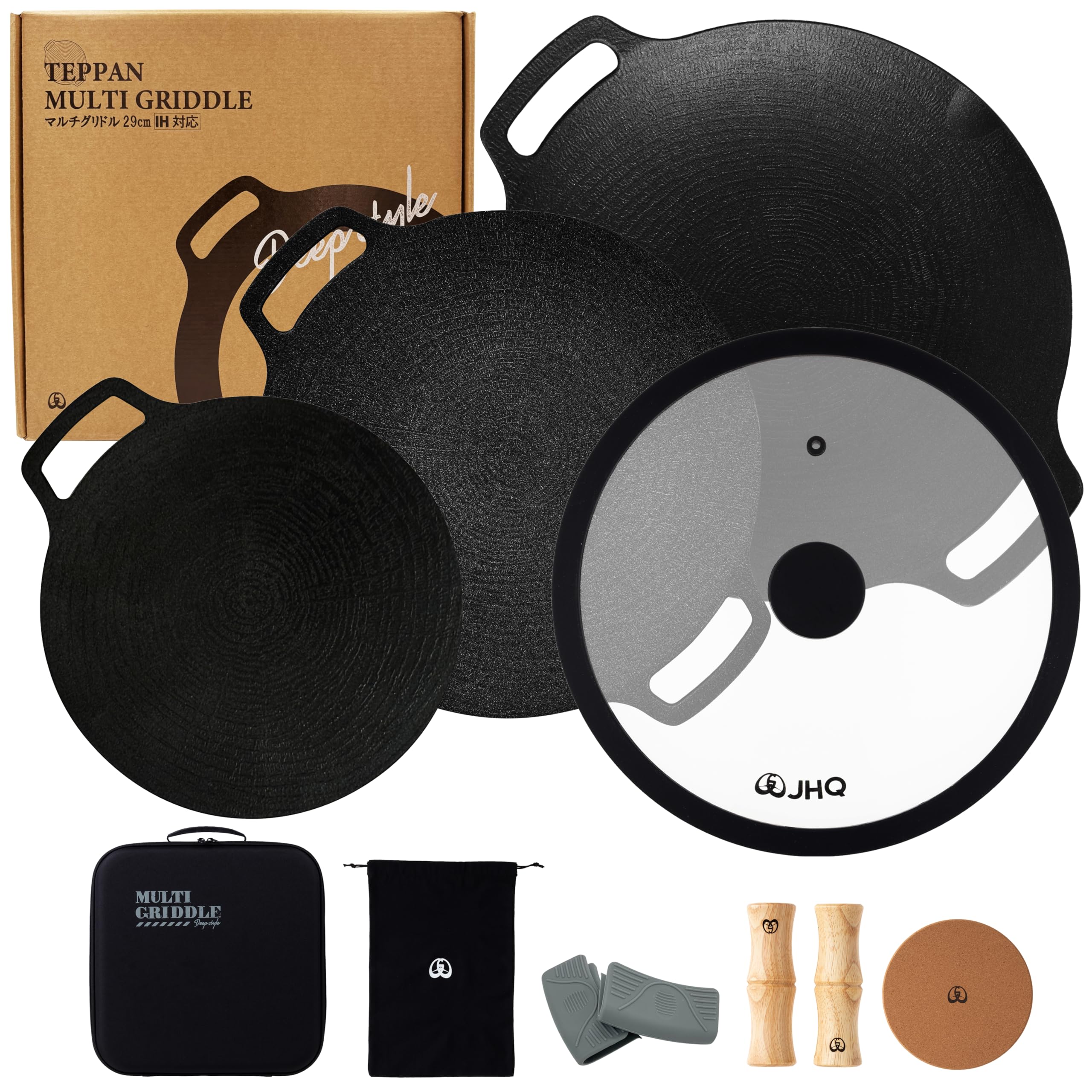 Amazon.com : Honke JHQ Multi-Griddle Iron Plate, Deep 11.4 inches