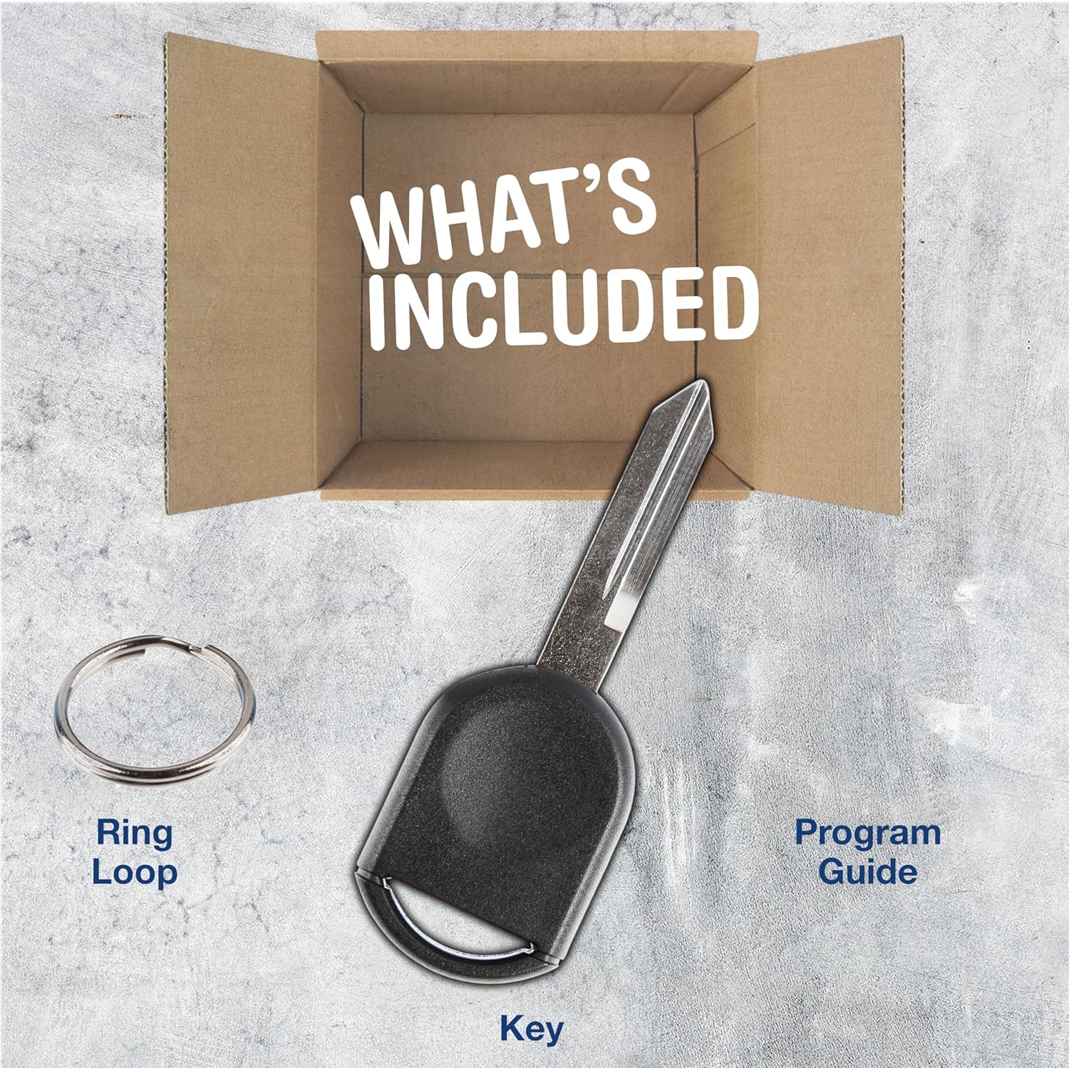 KeylessOption Car Key Replacement for 2000-2017 Ford Lincoln Mazda Mercury Ignition Transponder, H84 H92 40 80 Bit - Image 2