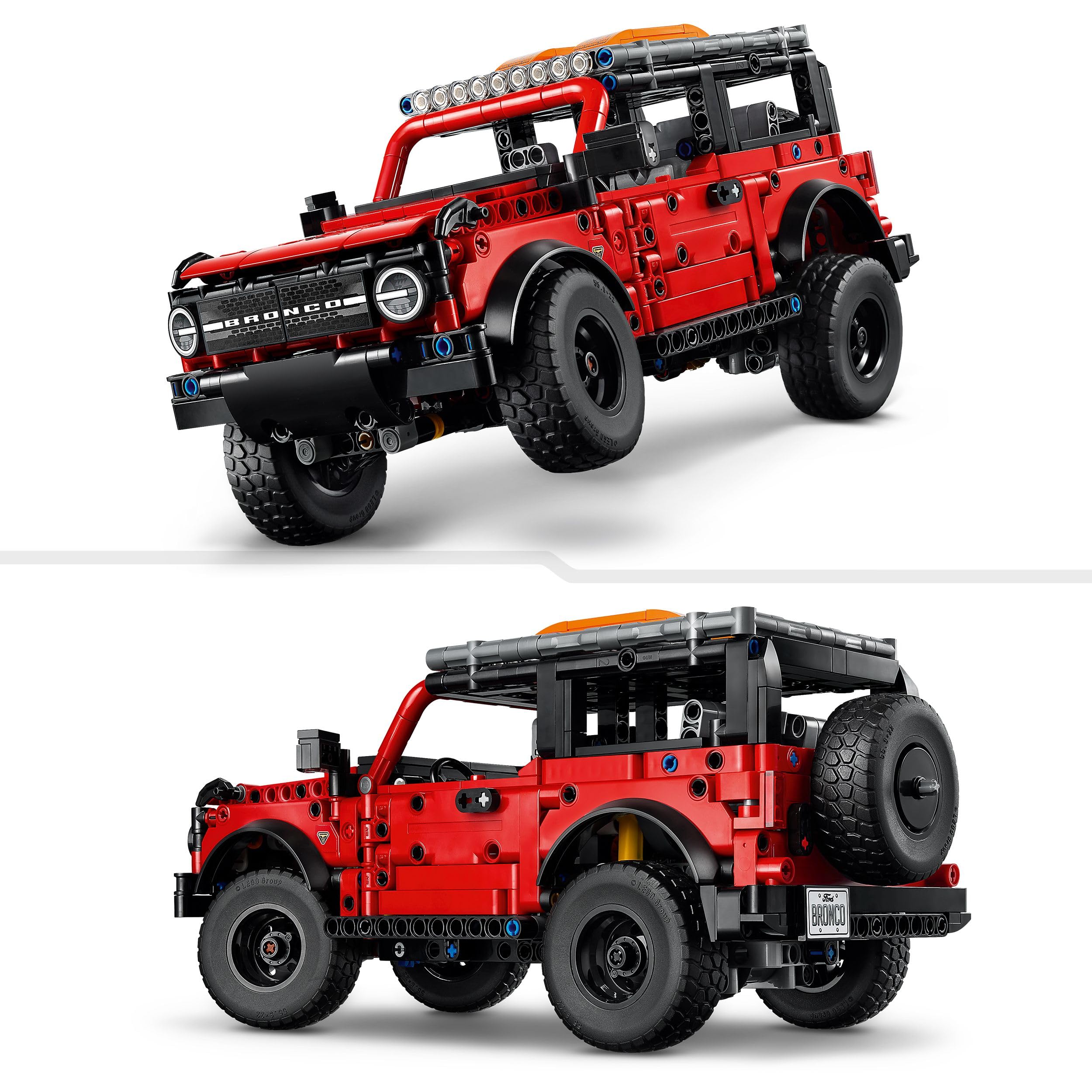 LEGO Technic Ford Bronco SUV Off Road Car Toy, Model Kit with Opening Doors, V6 Engine, Suspension & Steering - Image 3