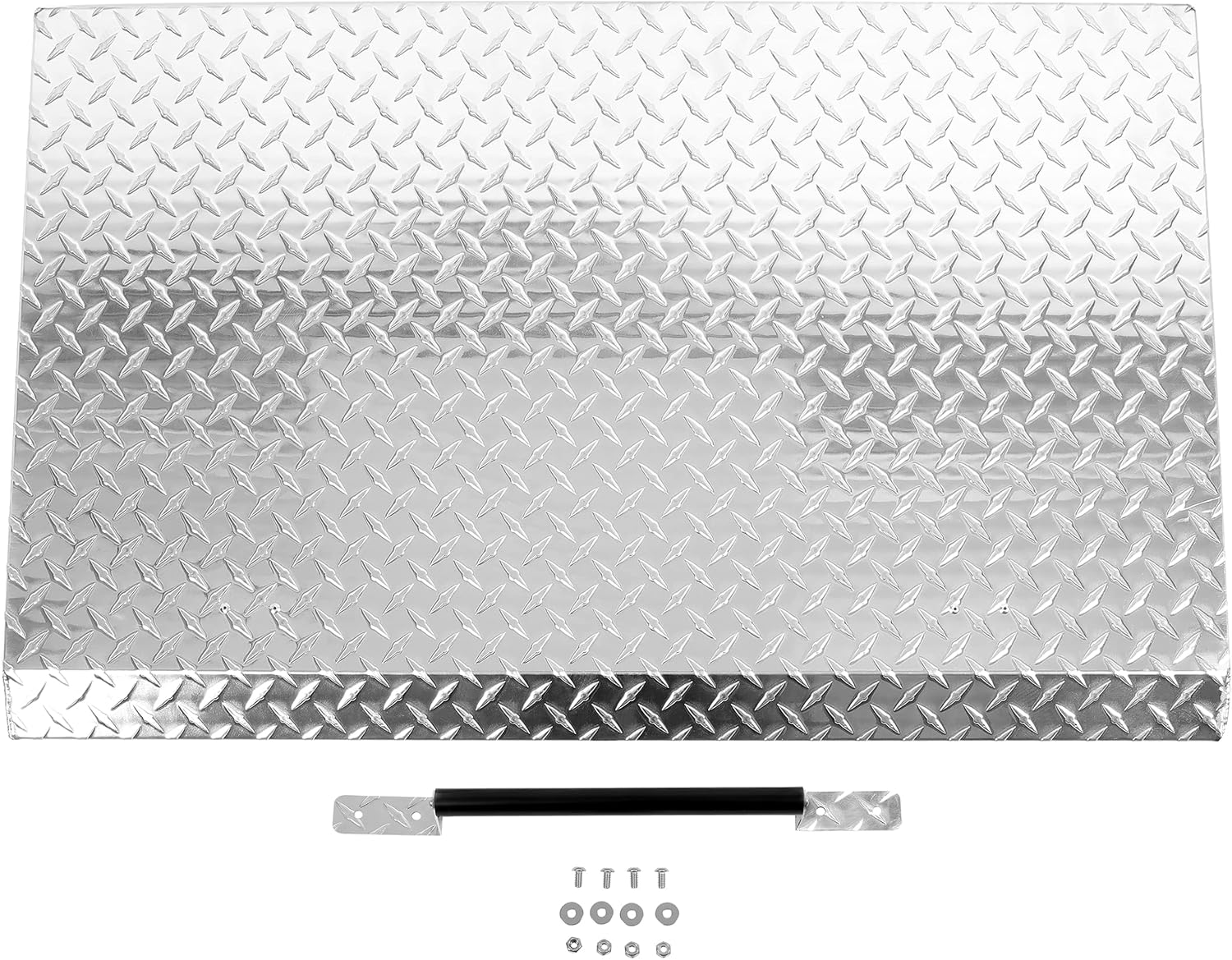 KUAFU 36" Griddle Cover Compatible with 36 Inch Blackstone Grill Griddle Lid Hard Cover with Stainless Steel Handle for Outdoor BBQ Hood Blackstone Griddle Accessories Waterproof Silvery Aluminum