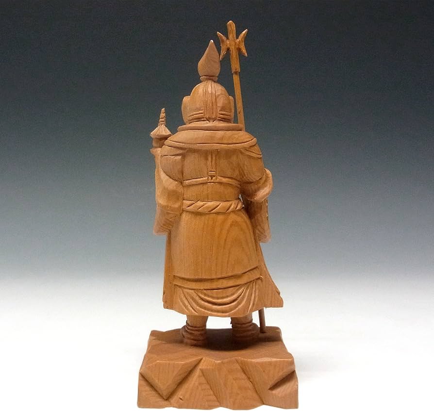 毘沙門天 木曽桧 木彫り 仏像 日本仏師作品 Amazon | 木曽桧 毘沙門天像 木彫り 仏像[国内仏師作品