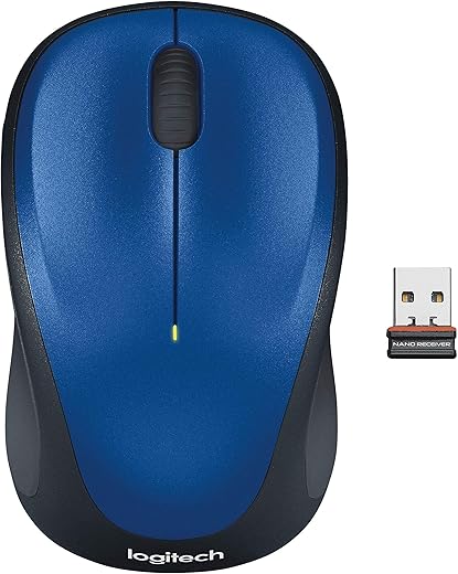 Logitech M235 Wireless Mouse, 1000 DPI Optical Tracking, 12 Month Life Battery, Compatible with Windows, Mac, Chromebook/PC/Laptop