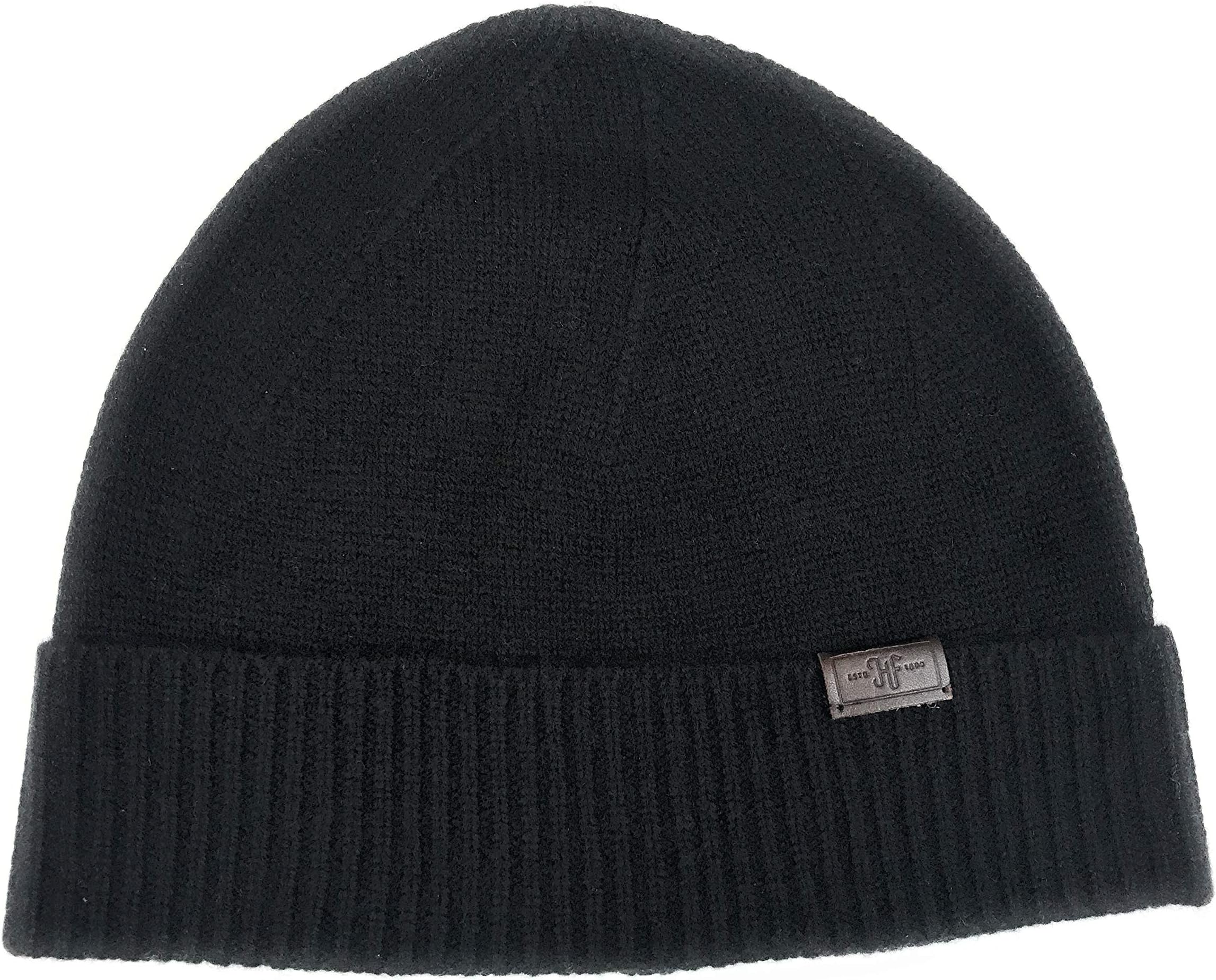 Hickey Freeman 100% Italian Cashmere Hat for Men – Ultra-Soft Men’s Knit Luxury Beanie