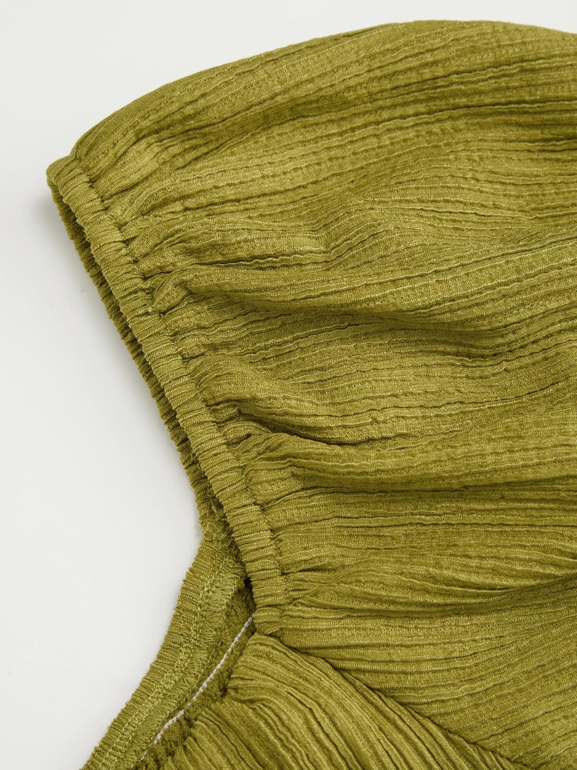 CIDER Mini Dresses for Women Puff Sleeves Square Neck Tie Back Dresses Summer Casual Trendy Outfits - Image 2