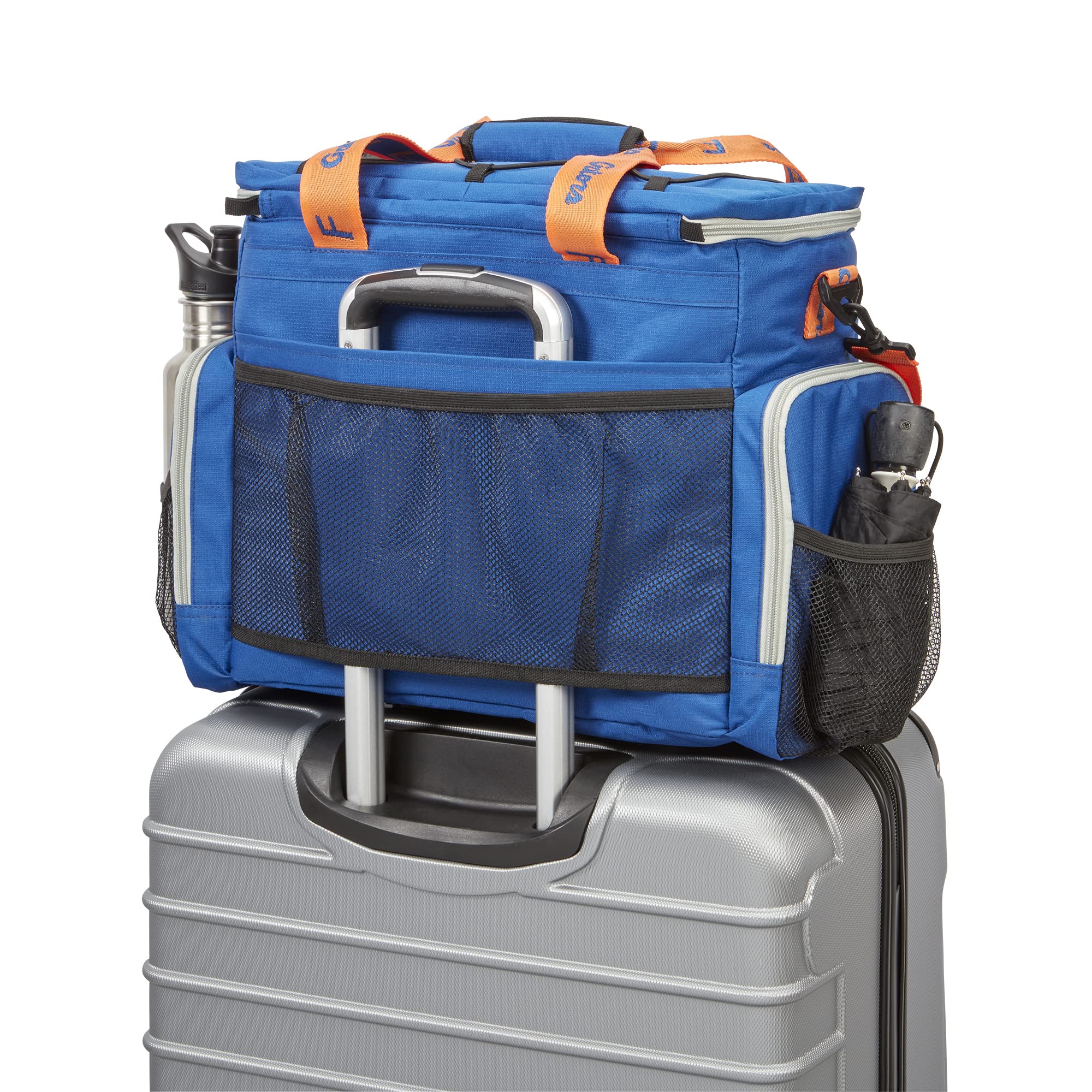 Mobile Dog Gear, Patented Dog Week Away Bag, NCAA University of Florida Week Away Dog Travel Bag for Medium and Large Dogs, Officially Licensed, Includes Dog Travel Accessories, Blue