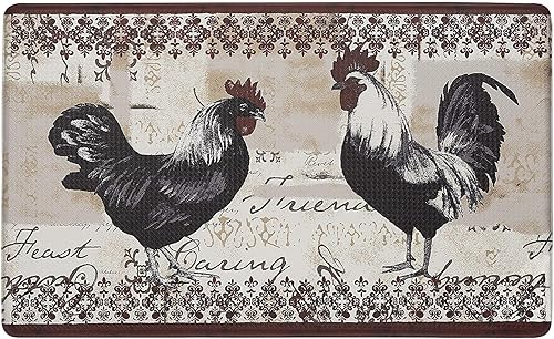 Miniatura 2 de Achim Home Furnishings Alfombrilla antifatiga, 18 x 30 pulgadas, gallo, multicolor (paquete de 3)