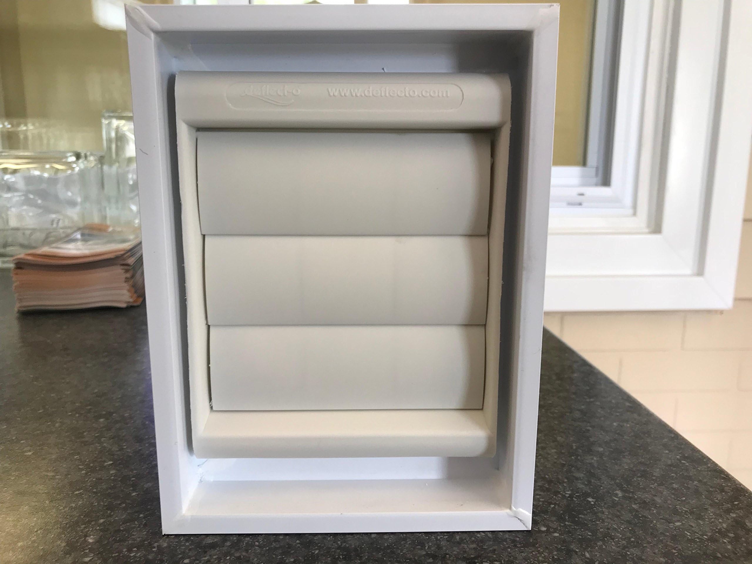 Quality Glass Block 6x8x3 White Dryer Vent