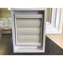 Quality Glass Block 6x8x3 White Dryer Vent