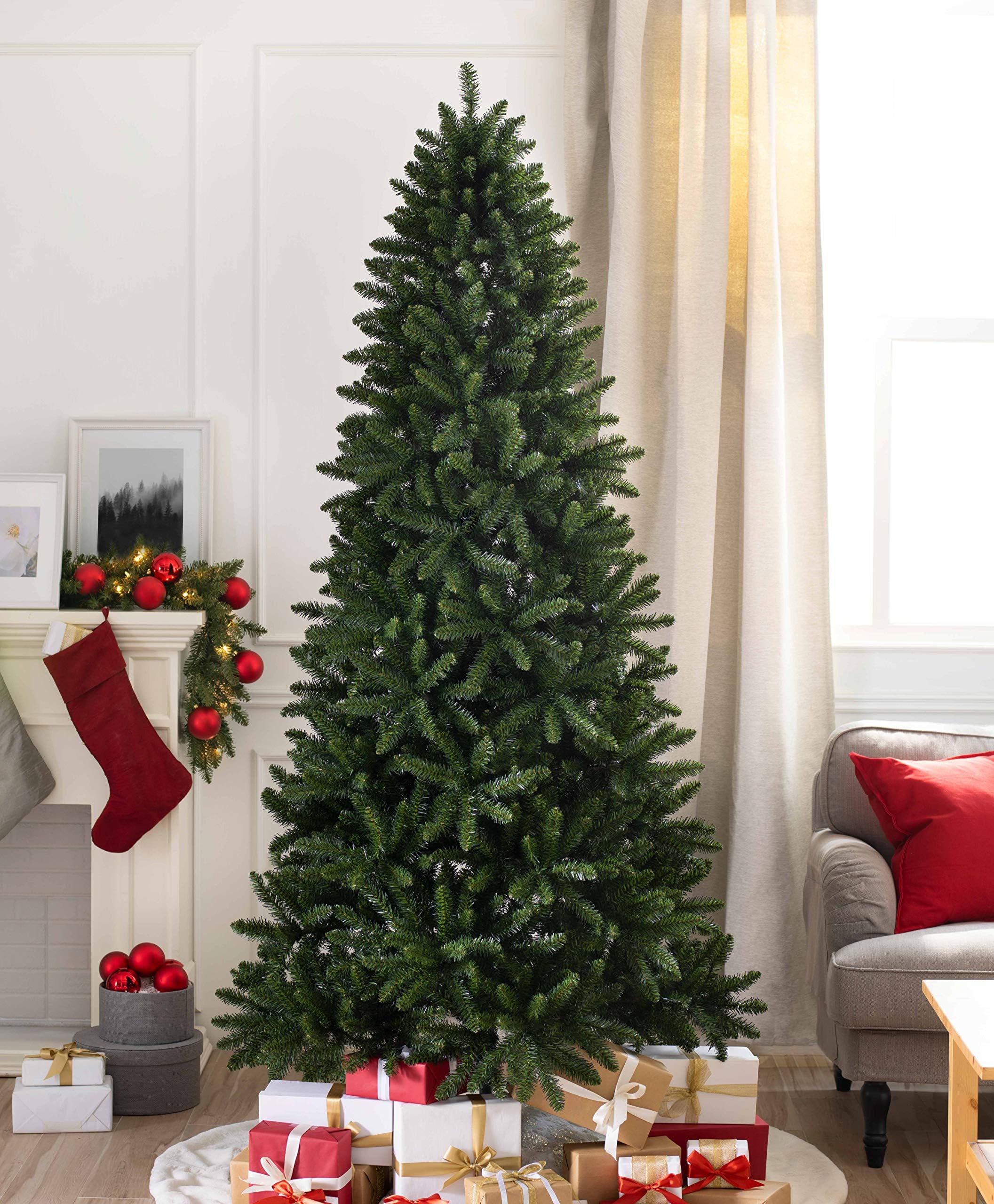 Fraser Pine Artificial Christmas Tree, 7.5 Feet, Unlit