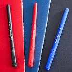 Paper Mate Ballpoint Pens, Write Bros. Blue Ink Pens, Medium Point (1.0 mm), 12 Count