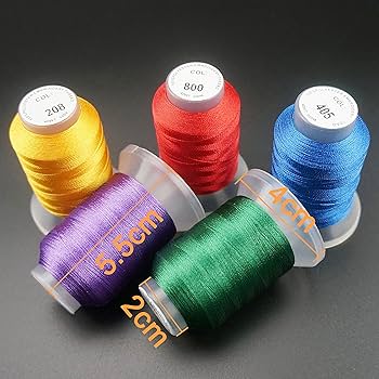 オリジナル　刺しゅう　ny13 Amazon | New brothread 63ブラザーカラー ポリエステルミシン
