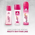 adidas Fruity Rhythm Eau de Toilette for Women, Floral & fruity fragrance, Top notes: raspberry and black currant
