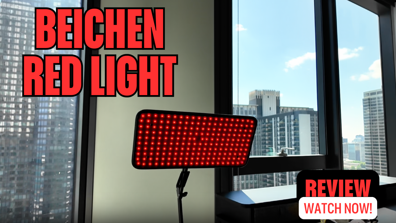 Watch BEICHEN red light therapy lamp full review! on Amazon Live