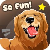 Golden Retriever Dog Sticker Emojis - Animated Keyboard