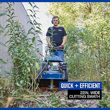 Powerhorse High-Wheeled Walk-Behind String Trimmer, 22in., 173cc